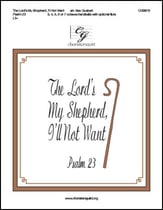 The Lord's My Shepherd, I'll Not Want Handbell sheet music cover